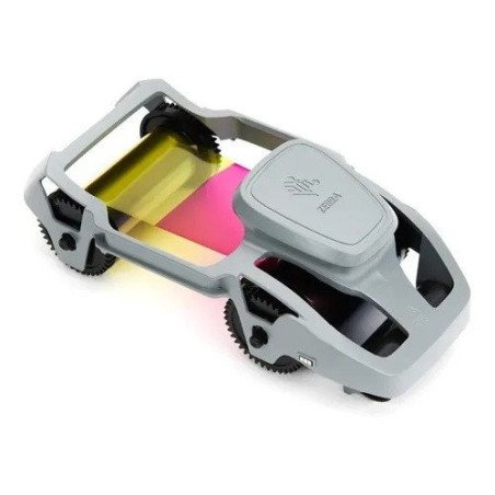 Cinta Zebra COLOR 5 paneles 200 impresiones por rollo 800300-250LA (True Colours YMCKO). Para equipos Zebra ZC100, ZC300