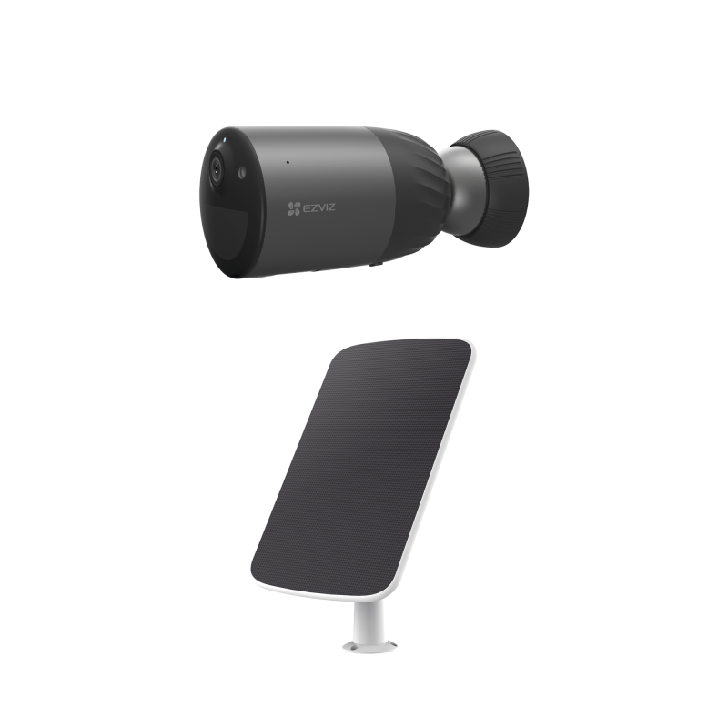 Kit de Camara de Batería Recargable WiFi, Memoria Micro SD, Incluye CS-BC1C y 1 CS-CMT-SOLARPANEL-C