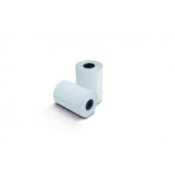 Paquete rollo papel térmico Ghia 80x70 mm, 10 piezas, para impresoras de 80mm, reacción negro