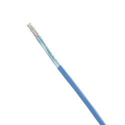 Bobina de cable UTP de 4 pares, vari-matrix, Cat 6a, 23 AWG, LSZH (libre de gases tóxicos), color azul, 305m