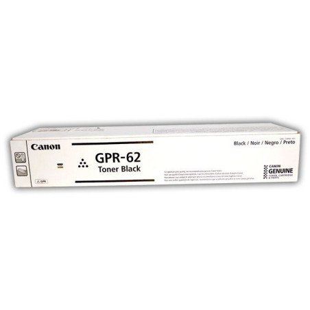 Tóner. Canon GPR-62 3760C003AA NEGRO. Aproximadamente 30,000 páginas de rendimiento. Para Canon ImageRunner 2630