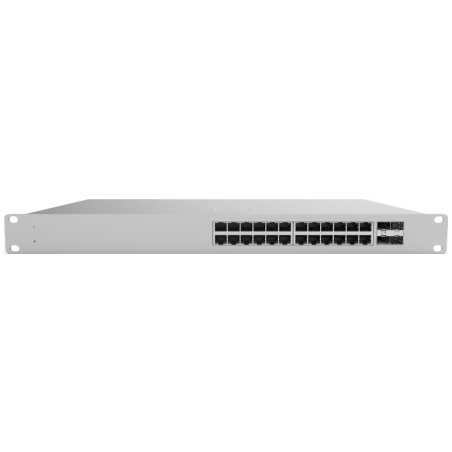 Switch Cisco Meraki 24 x 10, 100, 1000base-t ethernet RJ45, 4 x 1g SFP uplink (requiere licenciamiento obligatorio)