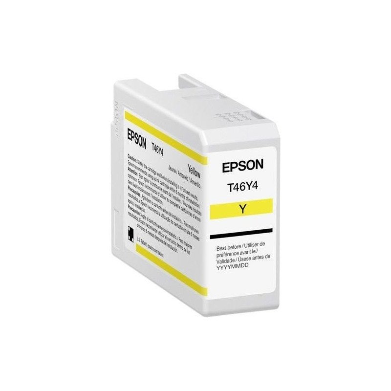 Cartucho Epson modelo T46Y amarillo, para P900 (50 ml) Cartucho Epson modelo T46Y amarillo, para P900 (50 ml)