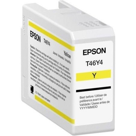 Cartucho Epson modelo T46Y amarillo, para P900 (50 ml)