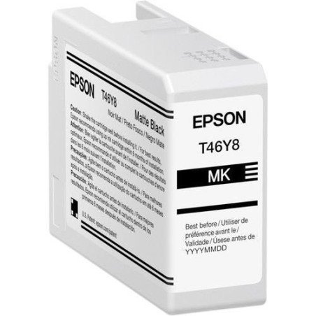 Cartucho Epson modelo T46Y negro mate, para P900 (50 ml)