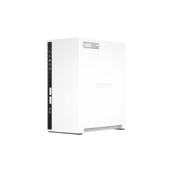 NAS Qnap TS-233, 2 bahías SATA hdd 3,5, núcleo cuádruple 2.0GHz, 2GB de RAM, 1 pto gbe, USB 2.0 x2, hotswap, no incluye discos,
