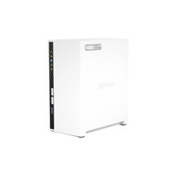 NAS Qnap TS-233, 2 bahías SATA hdd 3,5, núcleo cuádruple 2.0GHz, 2GB de RAM, 1 pto gbe, USB 2.0 x2, hotswap, no incluye discos,