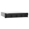 NAS Qnap TS-832PXU-4G, 8 bahías SATA HDD 3,5, rack 2u, núcleo cuádruple 1.7GHz, 4GB DDR4 UDIMM ampliable a 16GB, 2 pto 2,5 gbe,