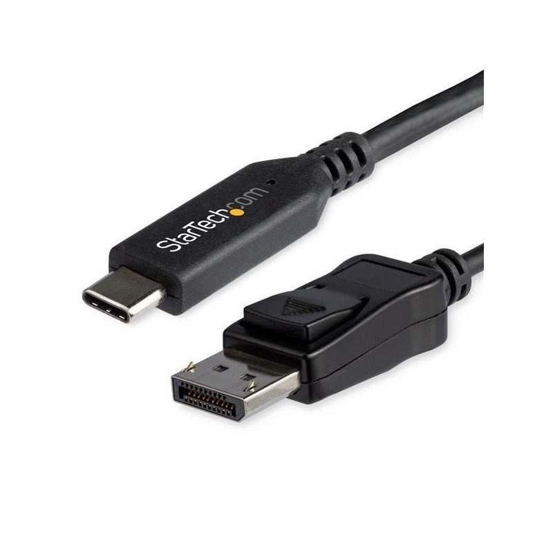Cable adaptador 1.8m USB-c a DisplayPort - conversor USB tipo c a dp - 8k 60hz hbr3 - convertidor Thunderbolt 3 DisplayPort