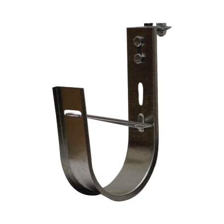 Soporte tipo j-hook, hasta 7 cables Cat 6, ideal para soportar cableado en los espacios de manipulación al aire, para instalac