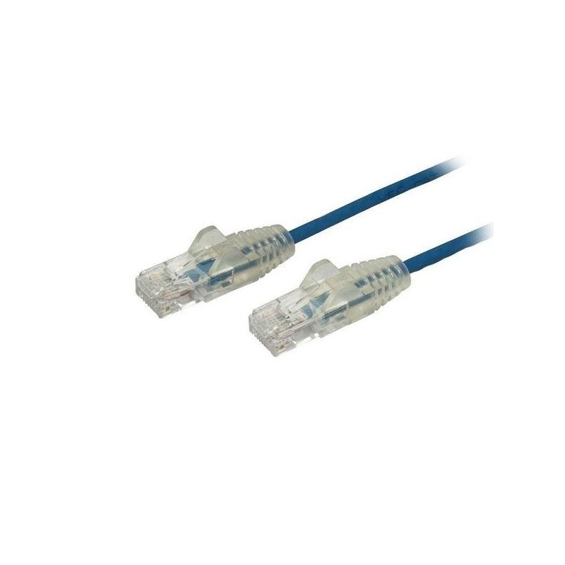 Cable de 91cm de red ethernet cat6 delgado sin enganches - cable de red snagless - azul
