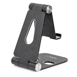 Soporte de escritorio para celular y Tablet - multi ángulo - plegable 