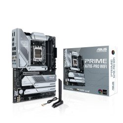 Tarjeta madre ASUS PRIME X670E-PRO WIFI, AMD, socket AM5, DDR5-SDRAM, 128 GB, DIMM, Doble canal