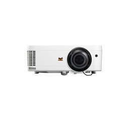 Videoproyector ViewSonic DLP, tiro corto, WXGA 1280x800, 2000 ANSI lúmenes, 3000 LED lumen, HDMI x 1, USB-a, 30,000 horas