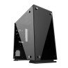 Gabinete. Gamer Factor CSG550. Micro ATX, 3 Vent, 120MM RGB, Cristal, sin fuente