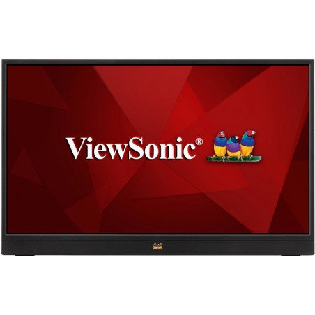 Monitor LED ViewSonic portátil VA1655, 16 pulgadas, full HD, USB-c, mini HDMI, cable USB-c, cable mini HDMI