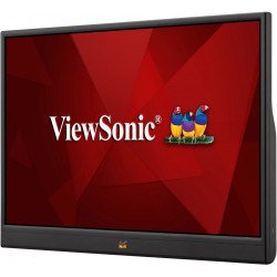 Monitor LED ViewSonic portátil VA1655, 16 pulgadas, full HD, USB-c, mini HDMI, cable USB-c, cable mini HDMI