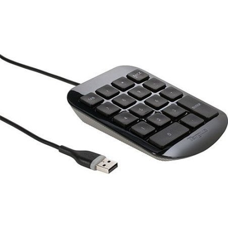 Teclado númerico alámbrico Targus Numeric Keypad, Alámbrico, USB, Negro