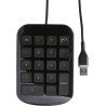 Teclado númerico alámbrico Targus Numeric Keypad, Alámbrico, USB, Negro