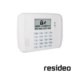 Teclado alfanumérico resideo 6162RF con receptor inalámbrico de alta R