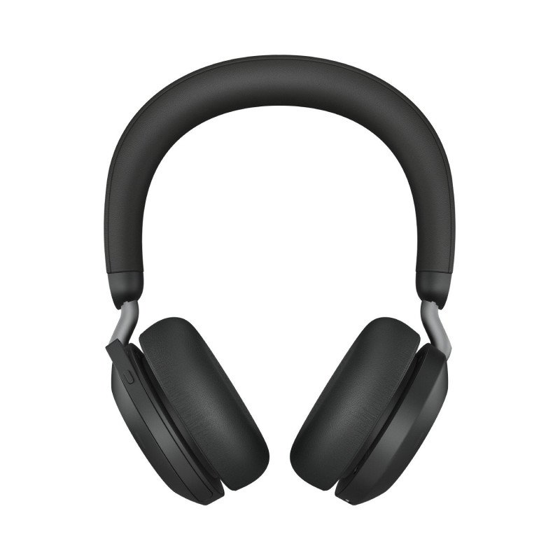 Jabra Evolve2 75, Auricular stereo versión MS con cancelación de ruido activa, dongle USB-A indicador de ocupado (Busylight)(275