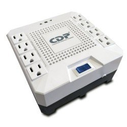 Regulador CDP AVR-PRO 1808 - 8, Negro, Hogar y Oficina, 1800 VA, 1000 W