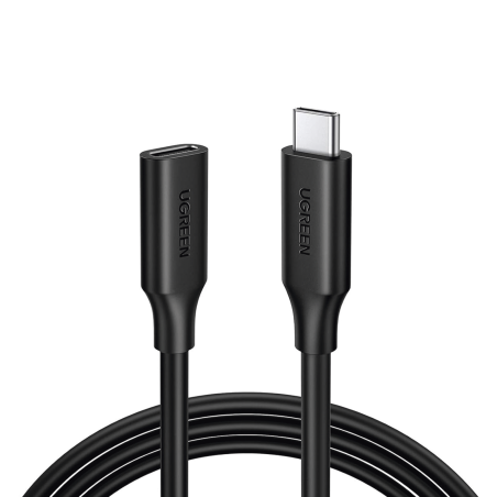 Cable USB-C Macho a USB-C Hembra, 1metro, USB-C 3.1 Gen 2, Compatible