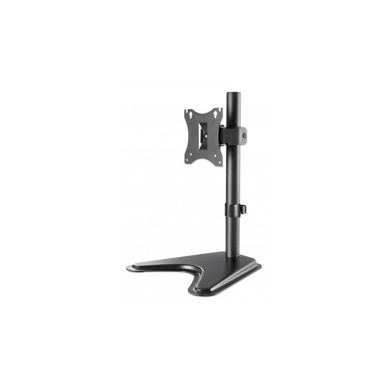 Soporte para monitor, VESA, Manhattan 462037, Independiente, 7 kg, 17", 27", 100 x 100 mm, Negro