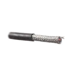 Cable con blindaje de mylar aluminizada y malla doble blindaje + de 90% de cobre estañado, aislamiento de polietileno semi-sólid