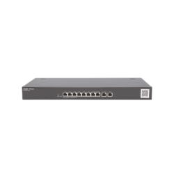 Router administrable cloud 10 puertos gigabit, soporta 4x WAN configurables, hasta 200 clientes con desempeño de 1gbps asimétric