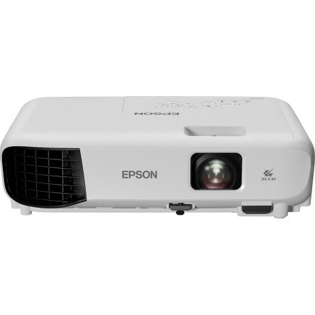 Proyector EPSON Powerlite E10+, 3600 lúmenes ANSI, 3LCD, XGA (1024x768), 6000 h, Blanco
