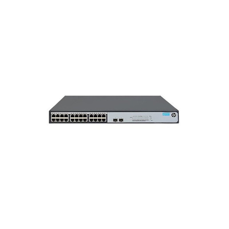 Switch HP Aruba 24 puertos gigabit 1420 24g 2 SFP 1, 10g rack 19 pulgadas no administrable QoS capa 2 Switch HP Aruba 24 puertos gigabit 1420 24g 2 SFP 1, 10g rack 19 pulgadas no administrable QoS capa 2