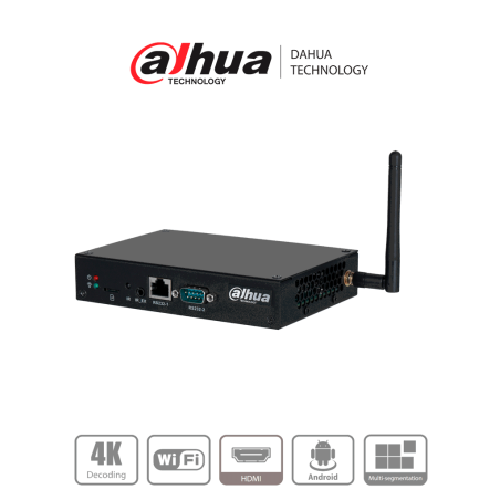 Caja de control multimedia para señalización digital, Android, compatible con software mps para administración, ethernet