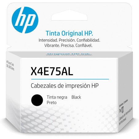 Cabezal de impresión HP inktank X4E75A, negro, para HP Smart Tank de la Serie 500