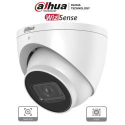 Cámara IP domo de 4 megapixeles con IA, Wizsense, lente de 2.8mm, 102 grados de apertura, micrófono integrado, IR de 50 metros,