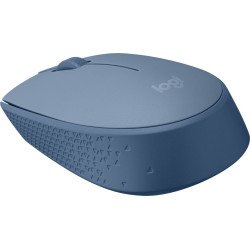 Mouse Logitech M170, Ambidextro, Óptico, RF inalámbrico, 1000 DPI, Azul