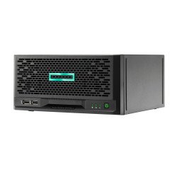 Servidor HPE ProLiant MicroServer Gen10 Plus v2 E-2314 VROC 4 LFF-NHP 1 TB Fuente externa de 180 W