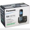Teléfono Panasonic KX-TG4111 inalámbrico DECT con pantalla KVM 1.8"