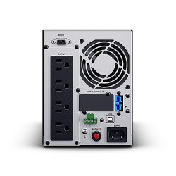 UPS de 1000 VA/900 W, Online Doble Conversión, Entrada 120 Vca NEMA 5-15P, Onda Senoidal Pura, Tipo Torre, Con 4 Tomas NEMA 5-15