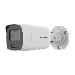 Bala IP 8 Megapixel, Imagen a color 24/7, Lente 2.8 mm, Micrófono Integrado, Luz Blanca 40 mts, Exterior IP67, WDR 120 dB, Audio