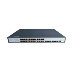 Switch Gigabit, Administrable Capa 3, 24 puertos 10/100/1000 Mbps, 8 puertos SFP+ 10 G de Uplink.