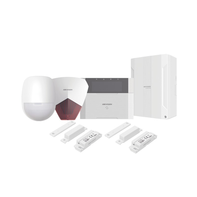 KIT Panel de Alarma HYBRID PRO, 1 Panel Híbrido, 1 Teclado LCD, 1 PIR,