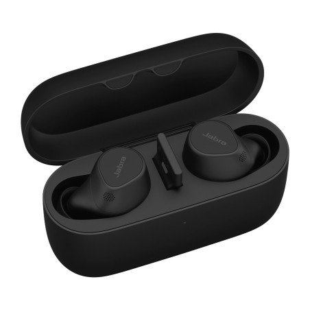 Jabra Evolve2 Buds, Auriculares versión MS con cancelación de ruido activa, Bluetooth conexión hasta 2 dispositivos (20797-989-9