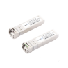 Transceptores SFP+ Bidireccionales (Mini GBIC) para Fibra Monomodo, 10 Gbps, Conectores LC, Dúplex, Hasta 40 km, 2 Piezas