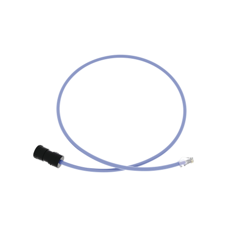 Cable de Conexión en Campo Jack a Plug RJ45, Categoría 6A, CMP (Plenum