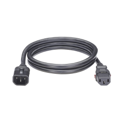 Cable de Alimentación Eléctrica Con Bloqueo de Seguridad, de IEC C14 a