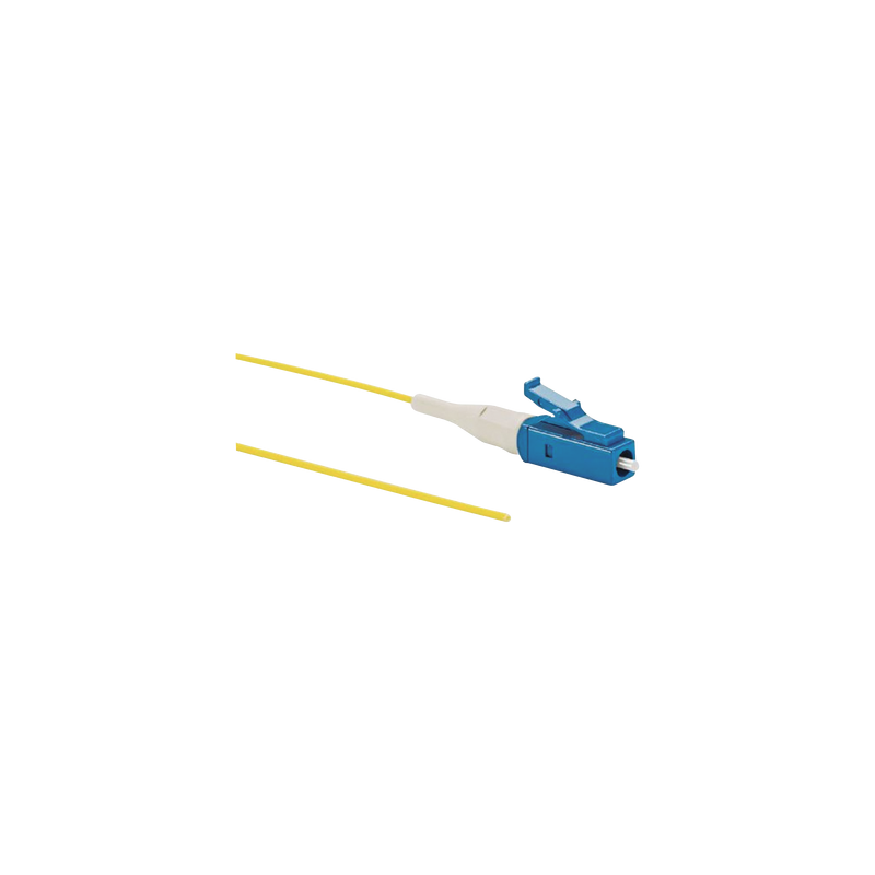 Pigtail de Fibra Óptica LC Simplex, Monomodo OS2 9/125, 900um, Color Amarillo, 1 Metro Pigtail de Fibra Óptica LC Simplex, Monomodo OS2 9/125, 900um, Color Amarillo, 1 Metro