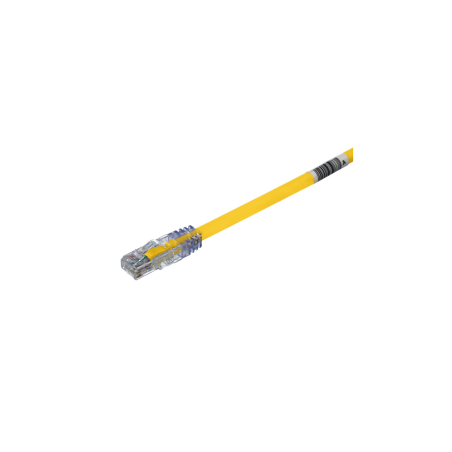 Cable de Parcheo UTP, Cat6A, 24 AWG, CM, Color Amarillo, 7ft