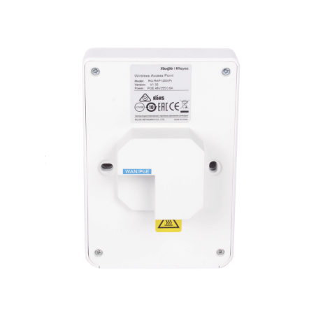 Punto de acceso Wi-Fi 5 para interior en pared con 1 puerto PoE Out, hasta 1.7 Gbps doble banda 802.11ac MU-MIMO 2x2