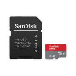 Memoria SanDisk 256GB micro SDXC ultra 150MB/s clase 10 con adaptador